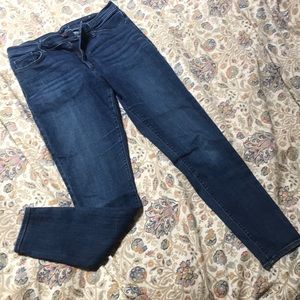 Ann Taylor loft high waist skinny ankle jeans